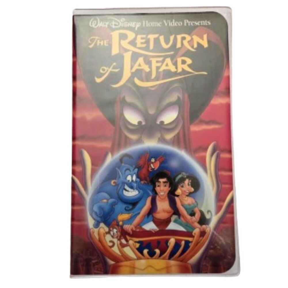 Disney The Return of Jafar VHS Aladdin Sequel 1994 Clamshell